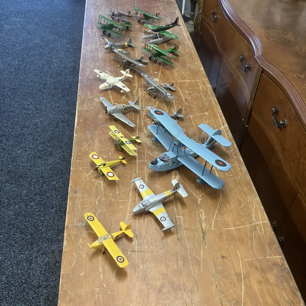 Assorted Vintage British Aircraft Models (Some As Found) Image 1++