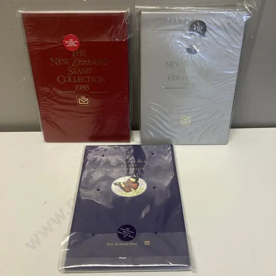 New Zealand Post - The New Zealand Stamp Collection Albums 1985,1987 And 1991