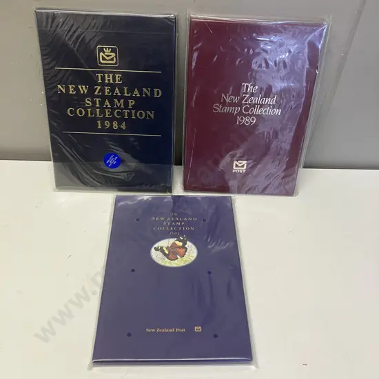 New Zealand Post - The New Zealand Stamp Collection Albums 1984,1989 And 1991