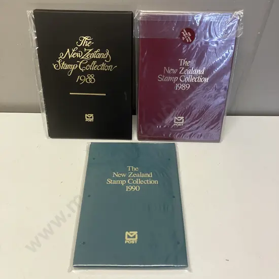 New Zealand Post - The New Zealand Stamp Collection Albums 1988,1989 And 1990