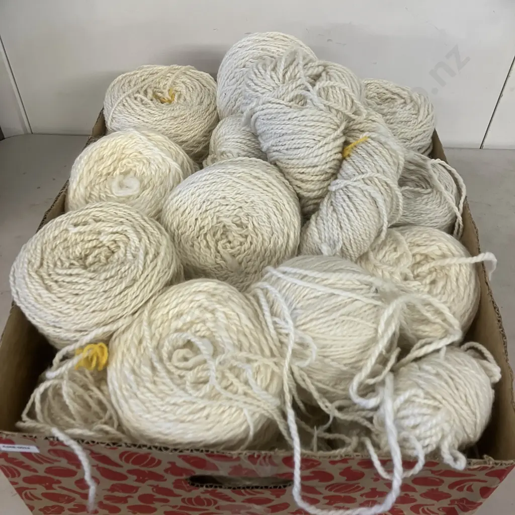 Box Lot Assorted Wool Image 1++