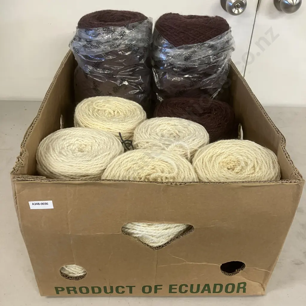 Box Lot Assorted Wools Image 1++