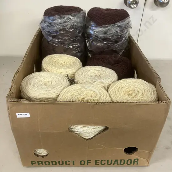 Box Lot Assorted Wools