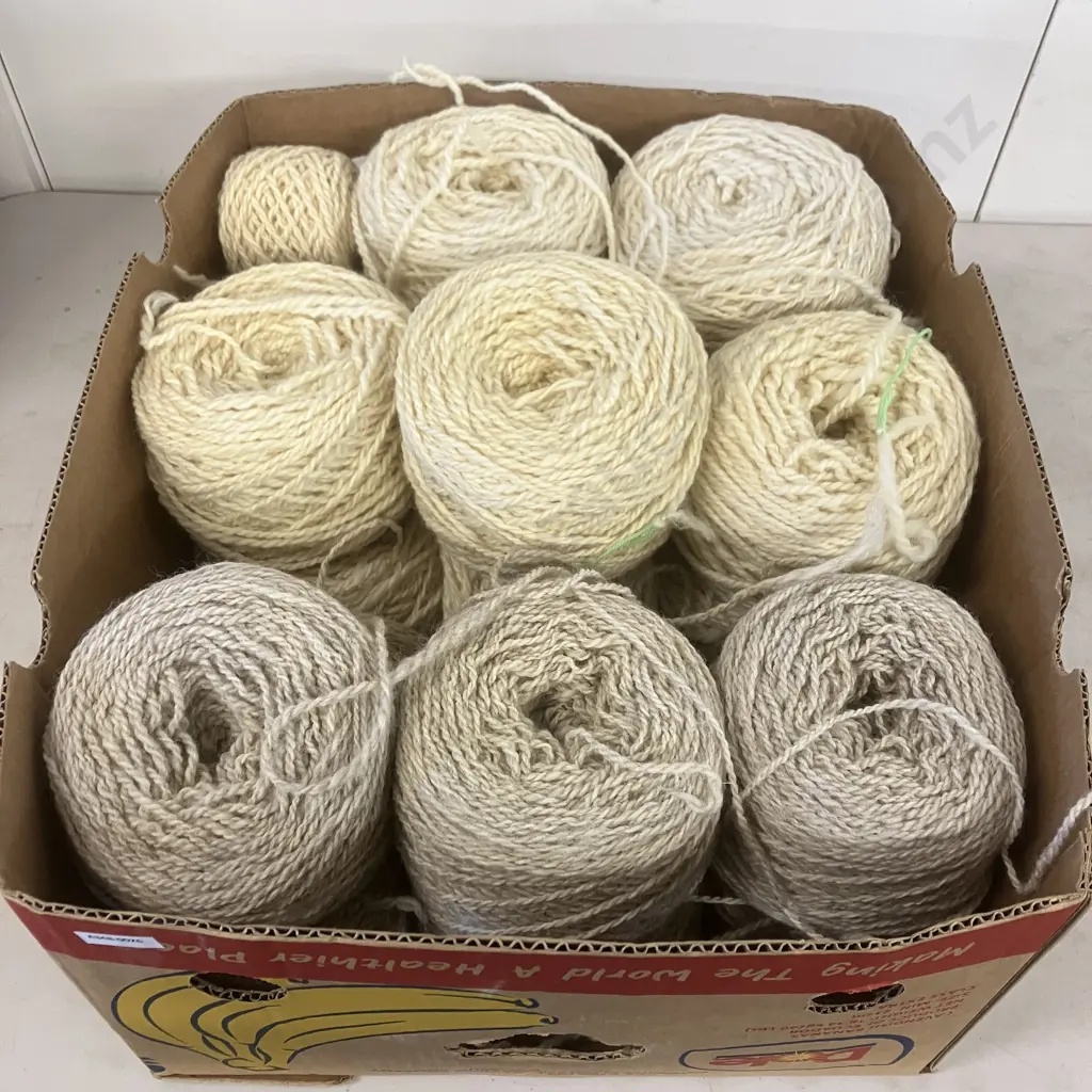 Box Lot Assorted Wool Image 1++