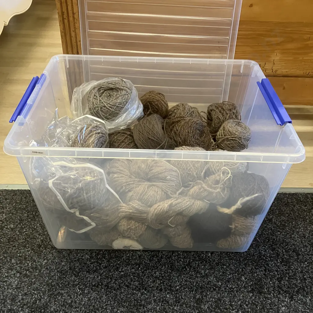 Box Lot Assorted Wools Image 1++