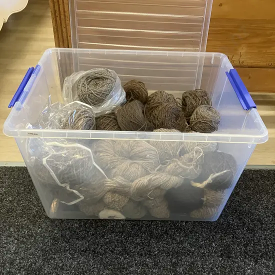 Box Lot Assorted Wools