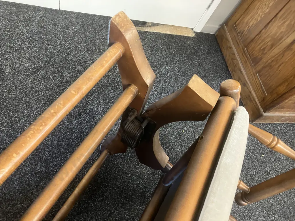 Spinners Steel Sprung Rocking Chair,  (Fabric As Found) Image 1++