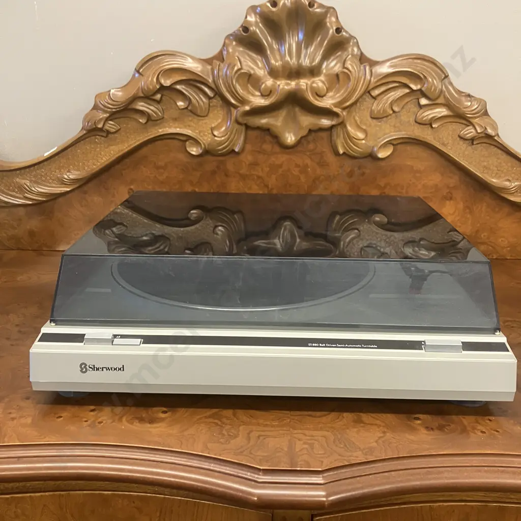 Sherwood ST-880 Semi-Automatic Belt Drive Turntable - Japan 1980's (# 83120247) Image 1++