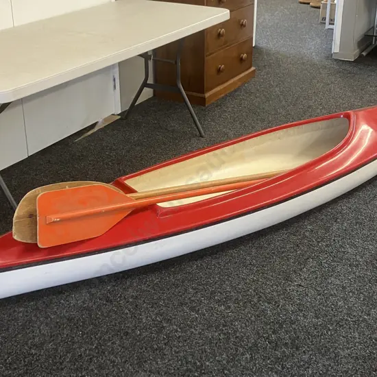 Vintage Novacraft 10' Neptune Canoe With Pair of Paddles - Hamilton New Zealand