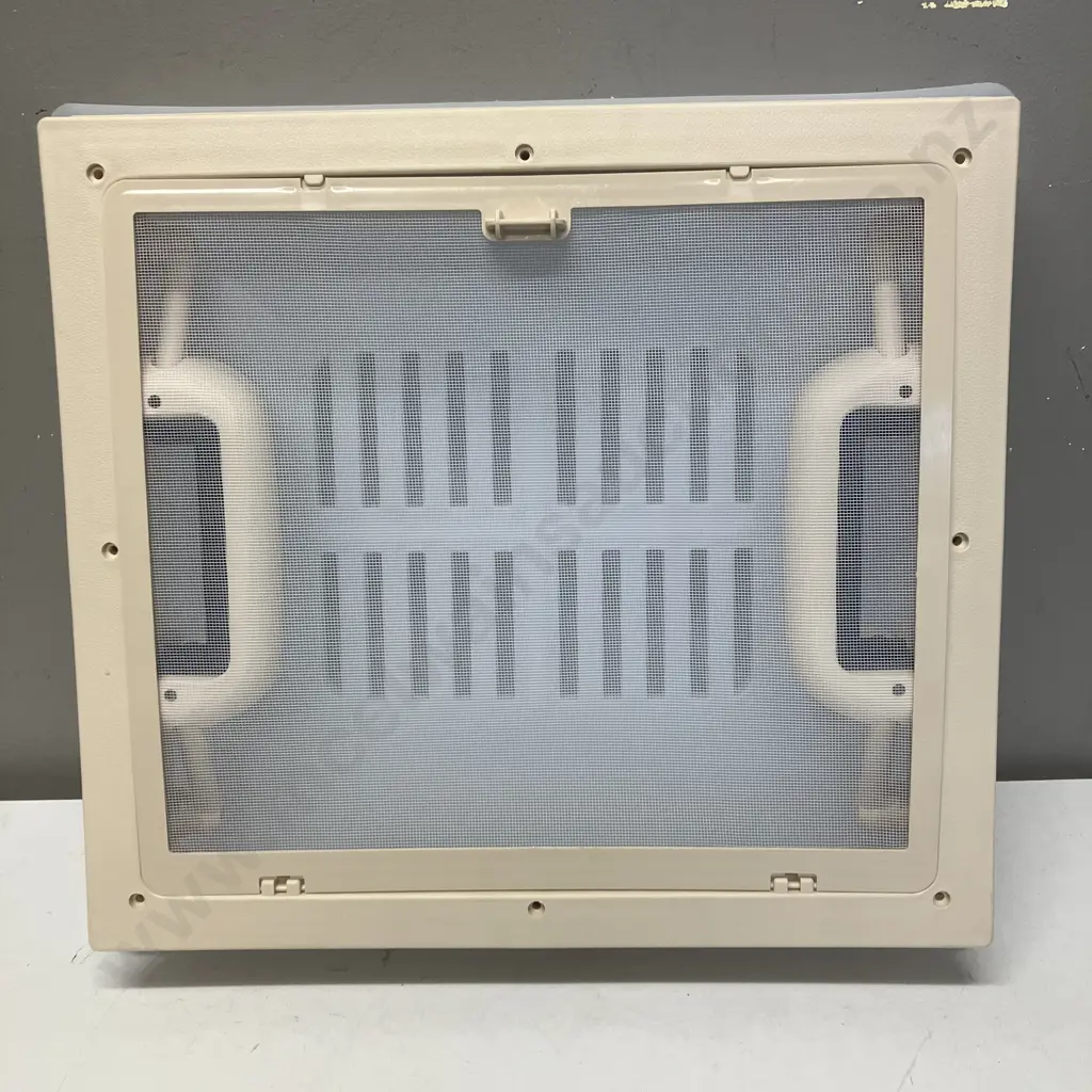 MPK 4 Way Roof Light / Roof Vent With Flyscreen, Opaque Dome, 35 x 31.5cm Cut Out Size Image 1++