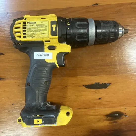 Dewalt DCD785-XE 18V 13mm Cordless Hammer Drill / Drill Driver Skin