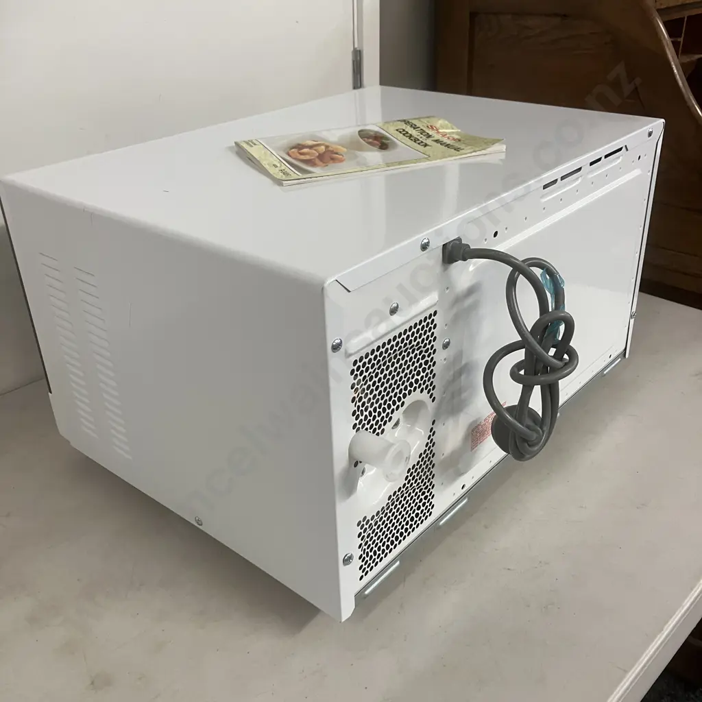 Sharp R-340R (W) Microwave Oven With Manual Image 1++