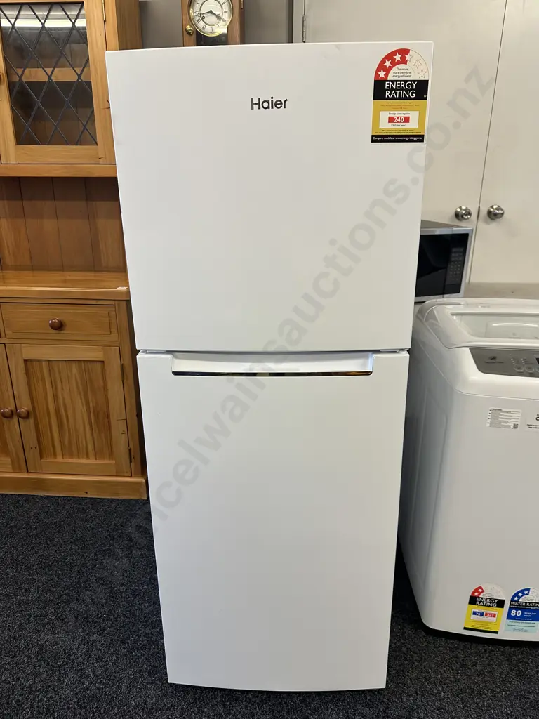 Haier 197 Litre Top Mount Fridge Freezer Model HRF220TW3 - White Image 1++