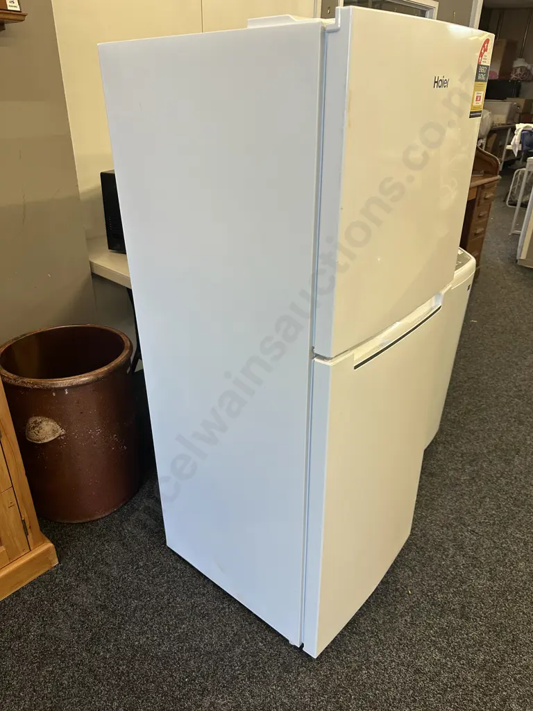 Haier 197 Litre Top Mount Fridge Freezer Model HRF220TW3 - White Image 1++