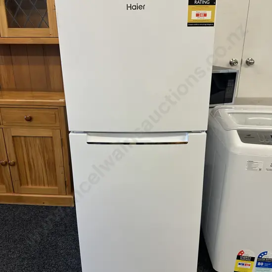 Haier 197 Litre Top Mount Fridge Freezer Model HRF220TW3 - White