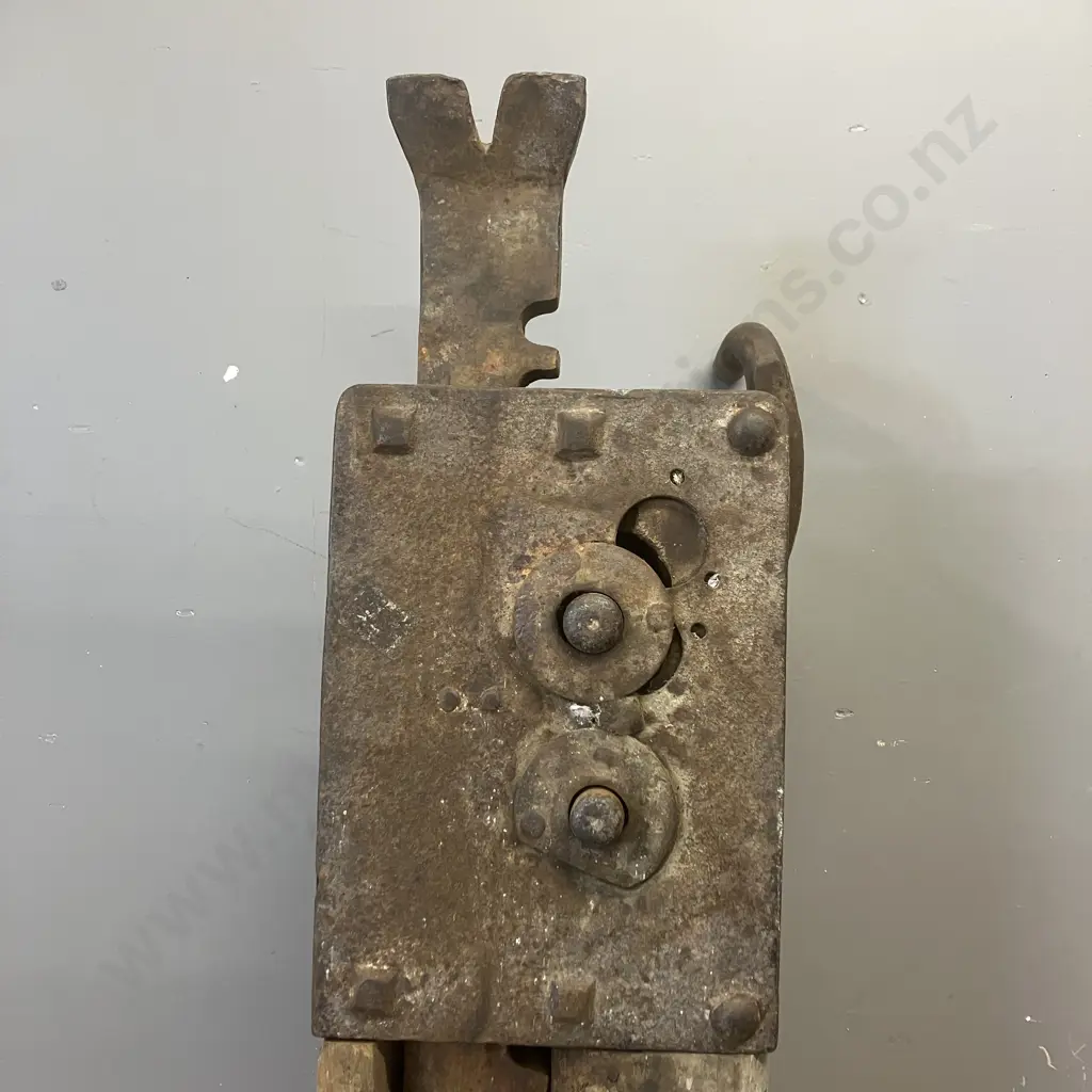 Antique New Zealand Timber Jack - 1800's Image 1++