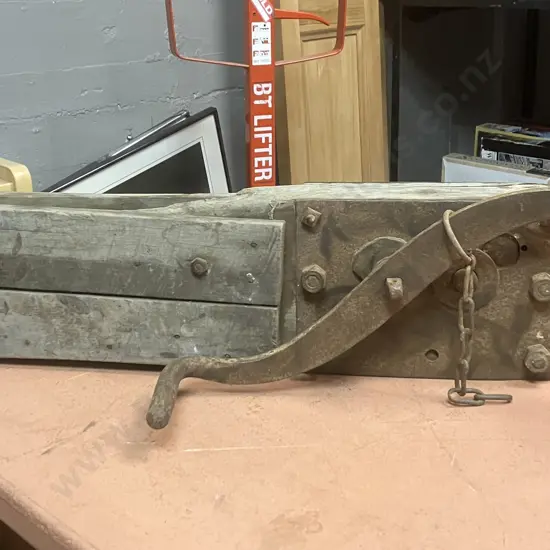 Antique New Zealand Timber Jack - 1800's