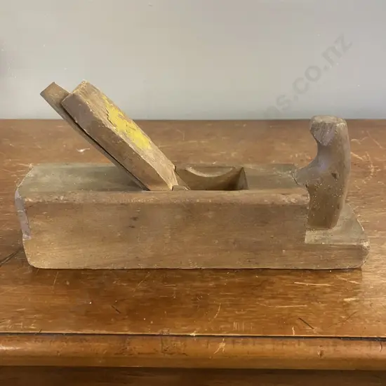 Antique Wooden Smoothing Plane - W. Marples & Sons Hibernia Sheffield Stamped On Blade
