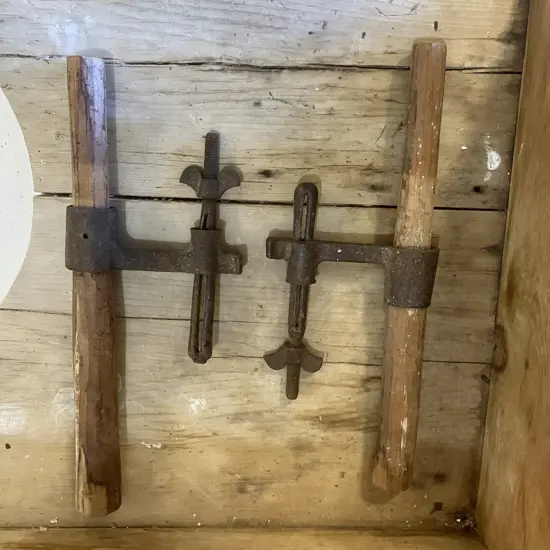 Pair of Antique 2-Man Crosscut Saw Handles