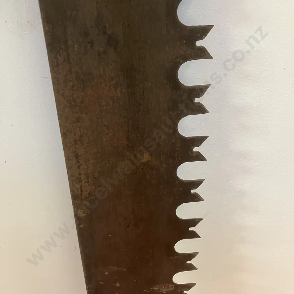 Antique 64" 2-Man Crosscut Saw Blade Image 1++