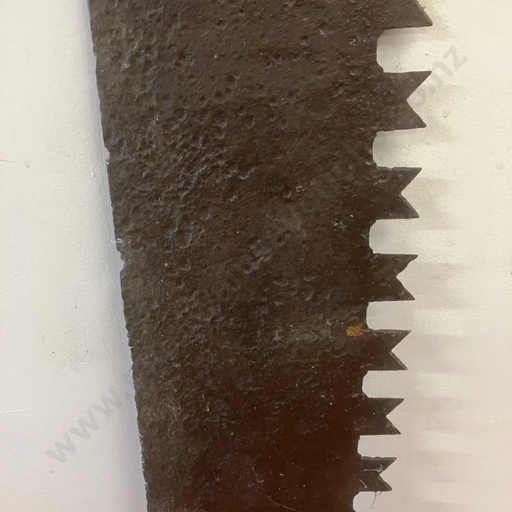 Antique 82" 2-Man Crosscut Saw (Distressed) Image 1++