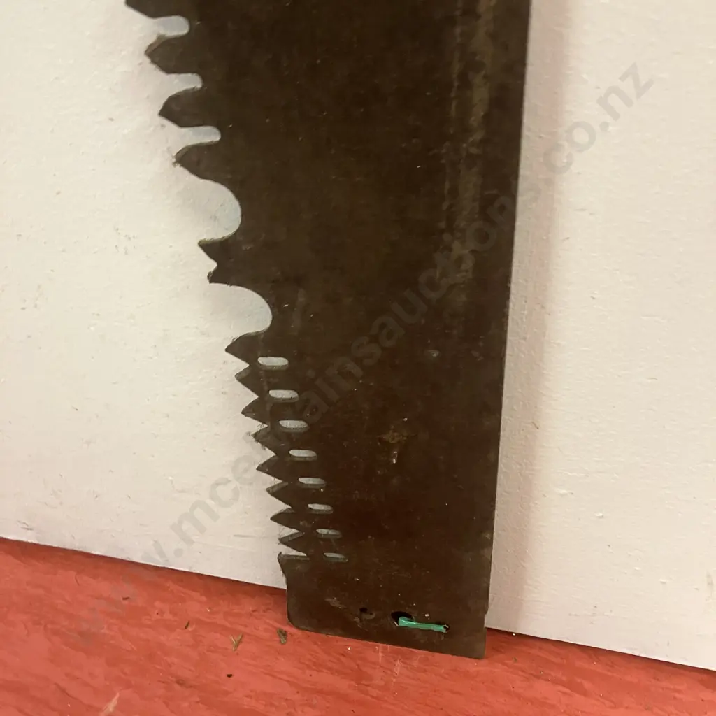 Antique 74" 2-Man Crosscut Saw Blade Image 1++