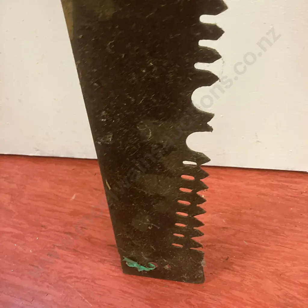 Antique 74" 2-Man Crosscut Saw Blade Image 1++