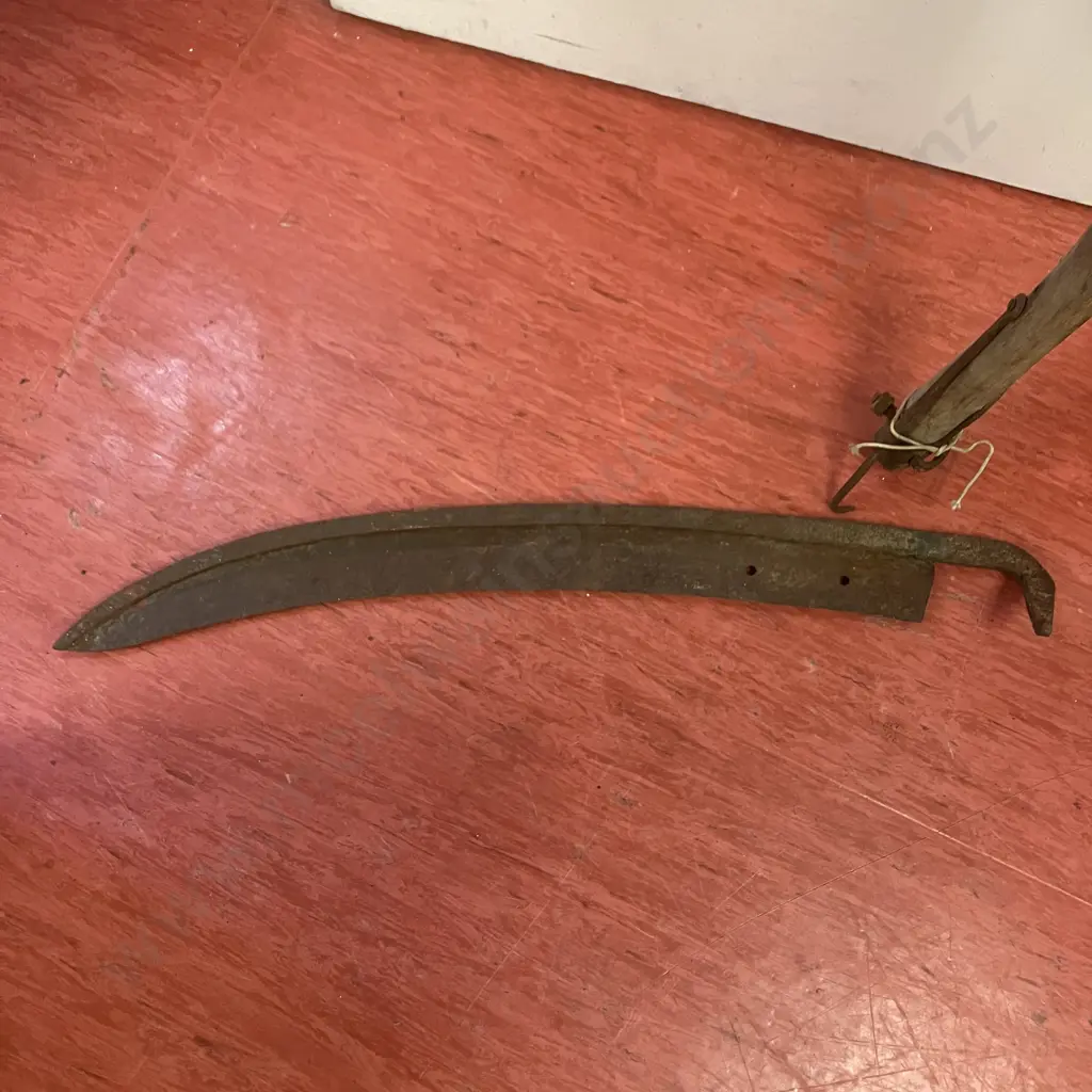 Antique Hay Scythe Stamped USA With 27" Blade (As Found Condition) Image 1++