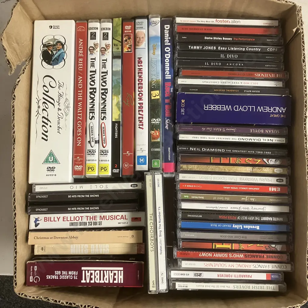 DVDs & CDs - Two Ronnie's Seasons 1 & 2, Andrew Lloyd Webber Etc Image 1++