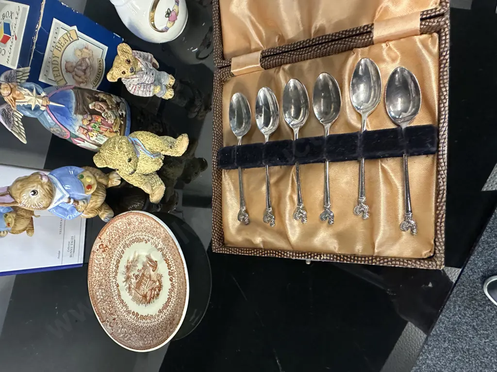 Villeroy & Boch Bunny Tales 'Max' Teddy Ornaments, China, Teaspoons Etc Image 1++