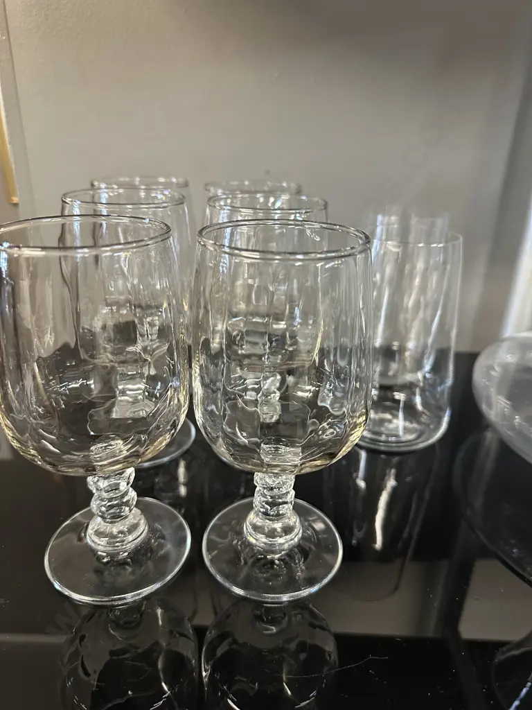Selection Of Glasses & Decanter Image 1++