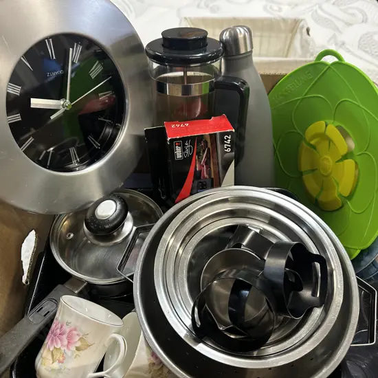Assorted Bakeware Including Mixing Bowls Etc