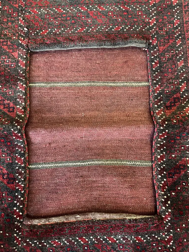 Persian Hand Knotted Camel Saddle Bag. 174 x 64cm Image 1++