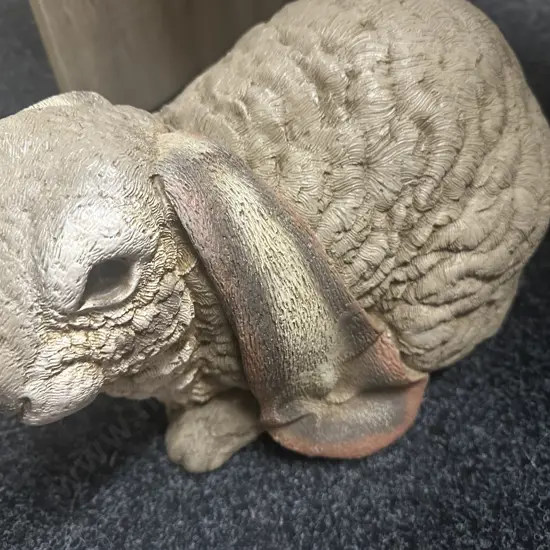 Home Decor Concrete Rabbit Figurine H22,W40cm.