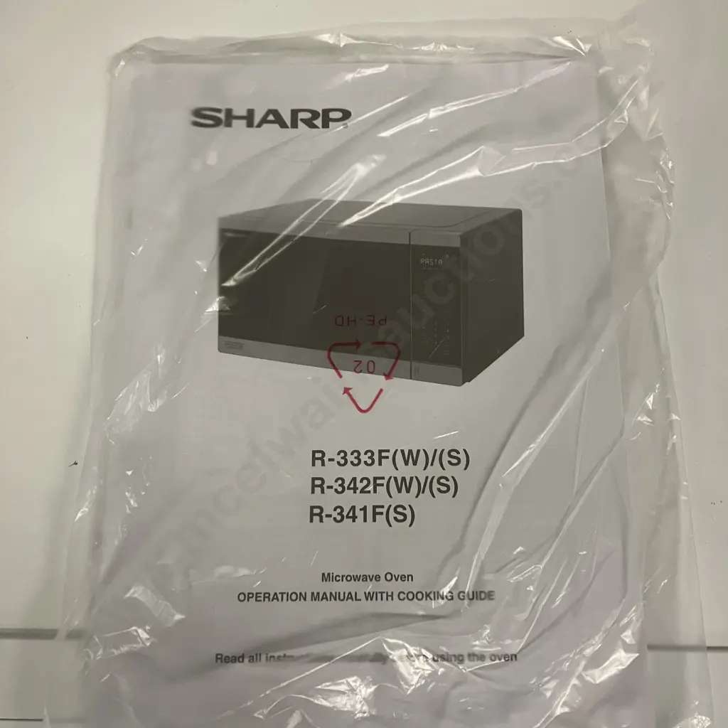 Sharp Microwave Oven Model R-341F(S) With Manual Image 1++