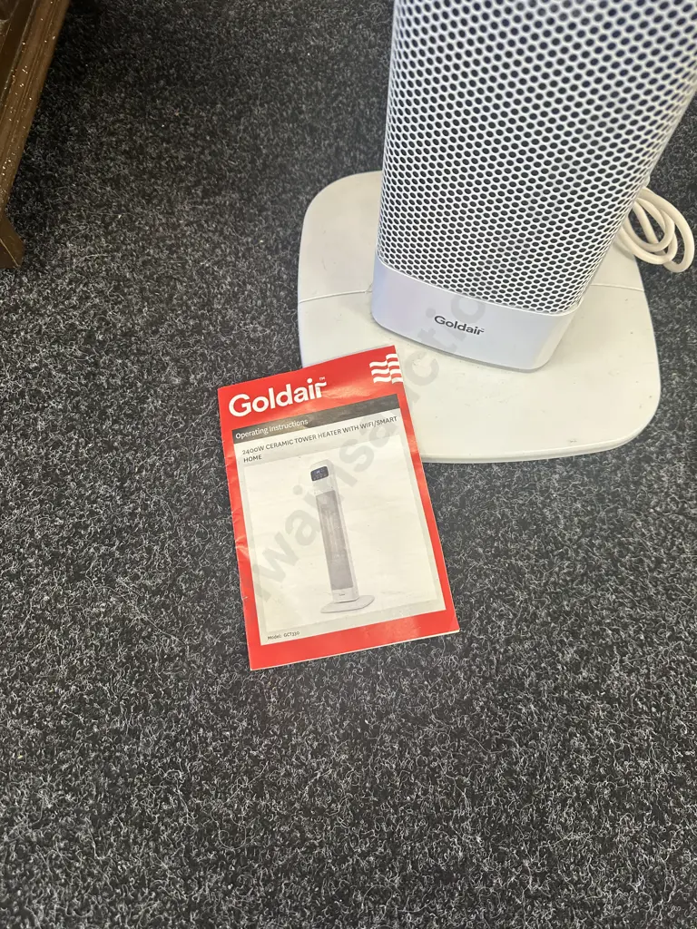 Goldair Ceramic Tower Heater Wi Fi Smart Home With manual Model GCT330 Image 1++