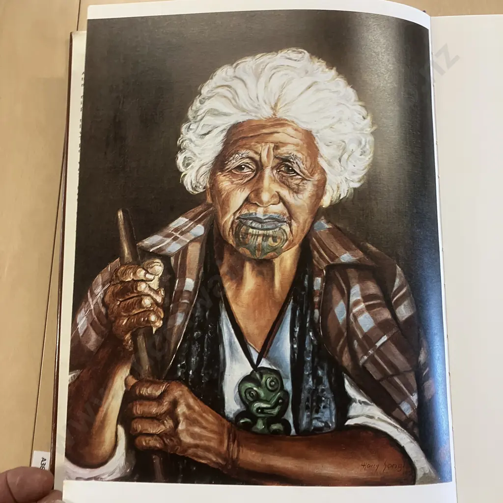 The Blue Privilege: The Last Tattooed Maori Women Te Kuia Moko - Harry Sangl. 1980 Signed First Edition Image 1++