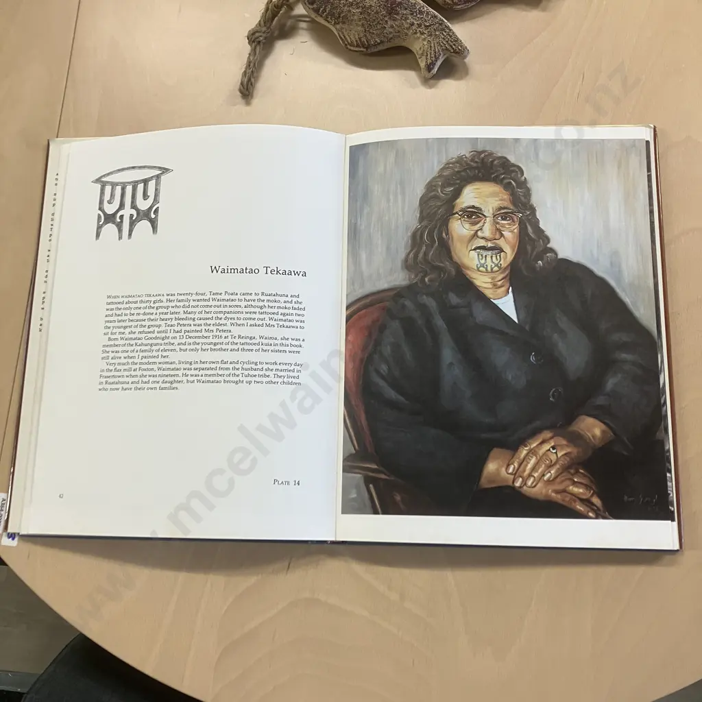 The Blue Privilege: The Last Tattooed Maori Women Te Kuia Moko - Harry Sangl. 1980 Signed First Edition Image 1++
