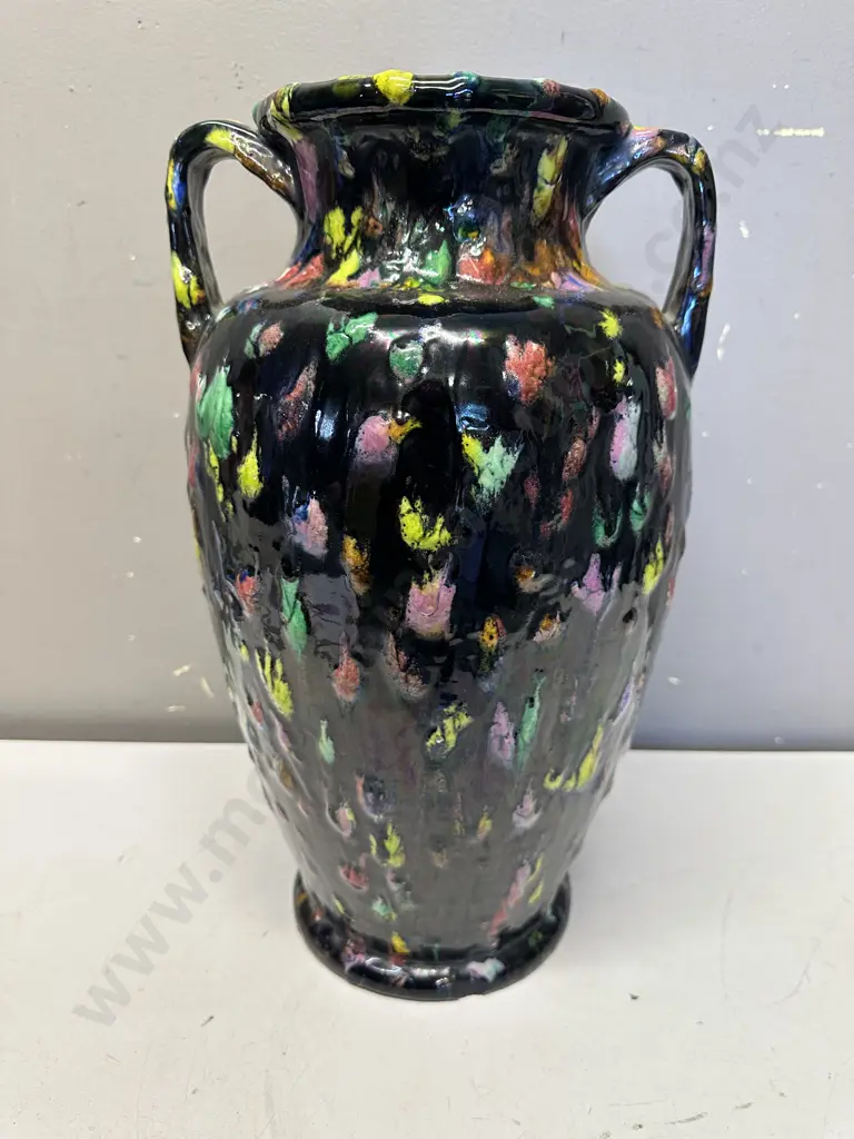Awaji Style Pottery Vase. 39cm (AF To Base) Image 1++