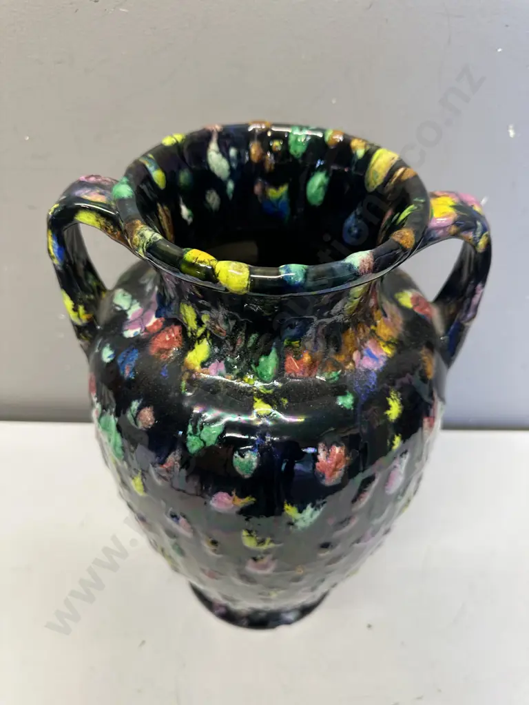 Awaji Style Pottery Vase. 39cm (AF To Base) Image 1++