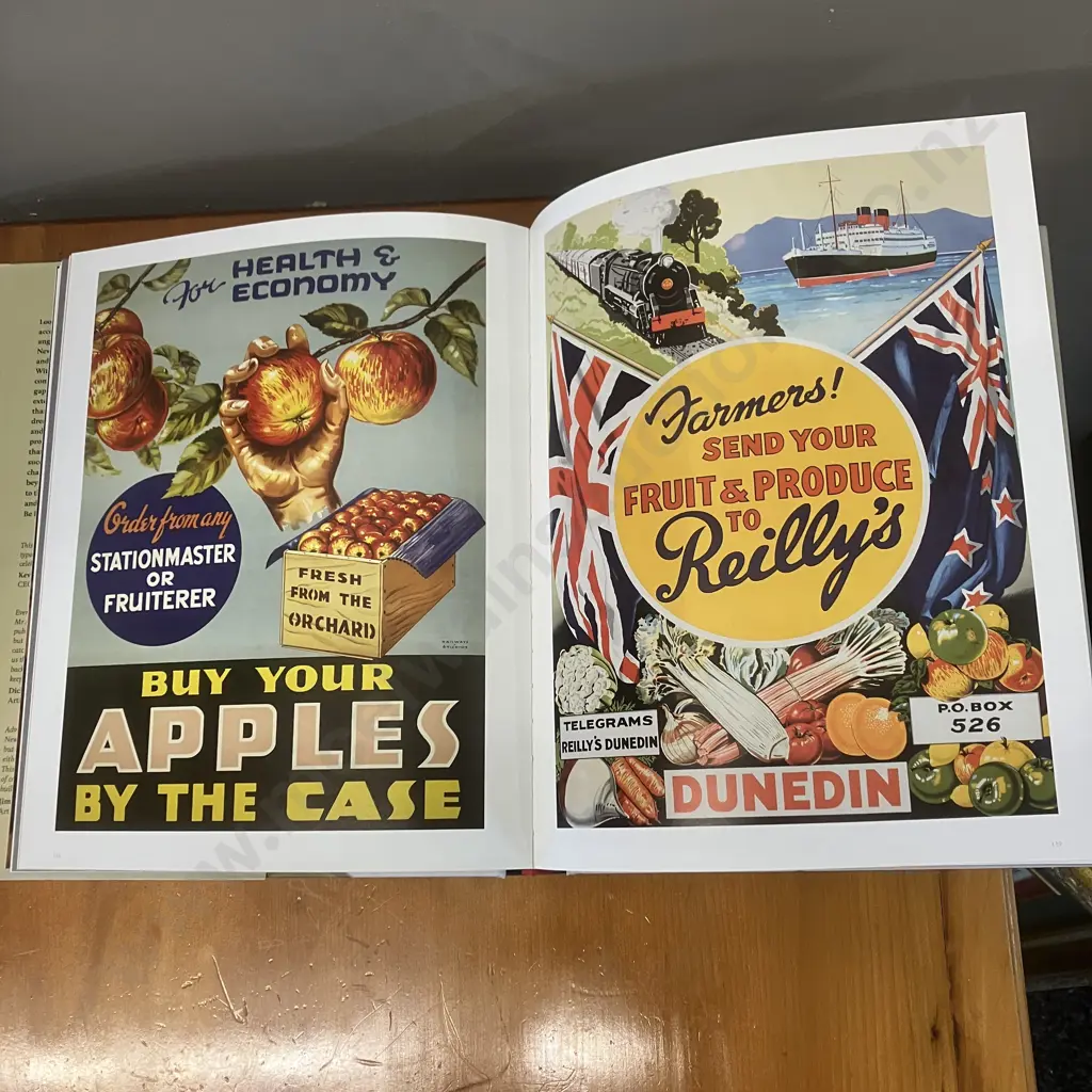 Scarce Promoting Prosperity. The Art of Early New Zealand Advertising by Peter Alsop and Gary Stewart 2013 Hardcover Image 1++