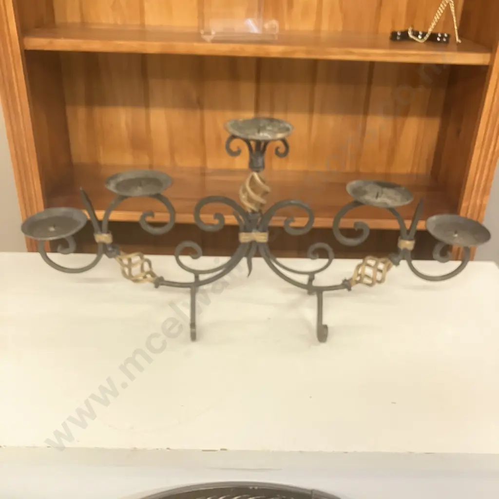 Five Candle Candlestick. 32 x 73cm Image 1++