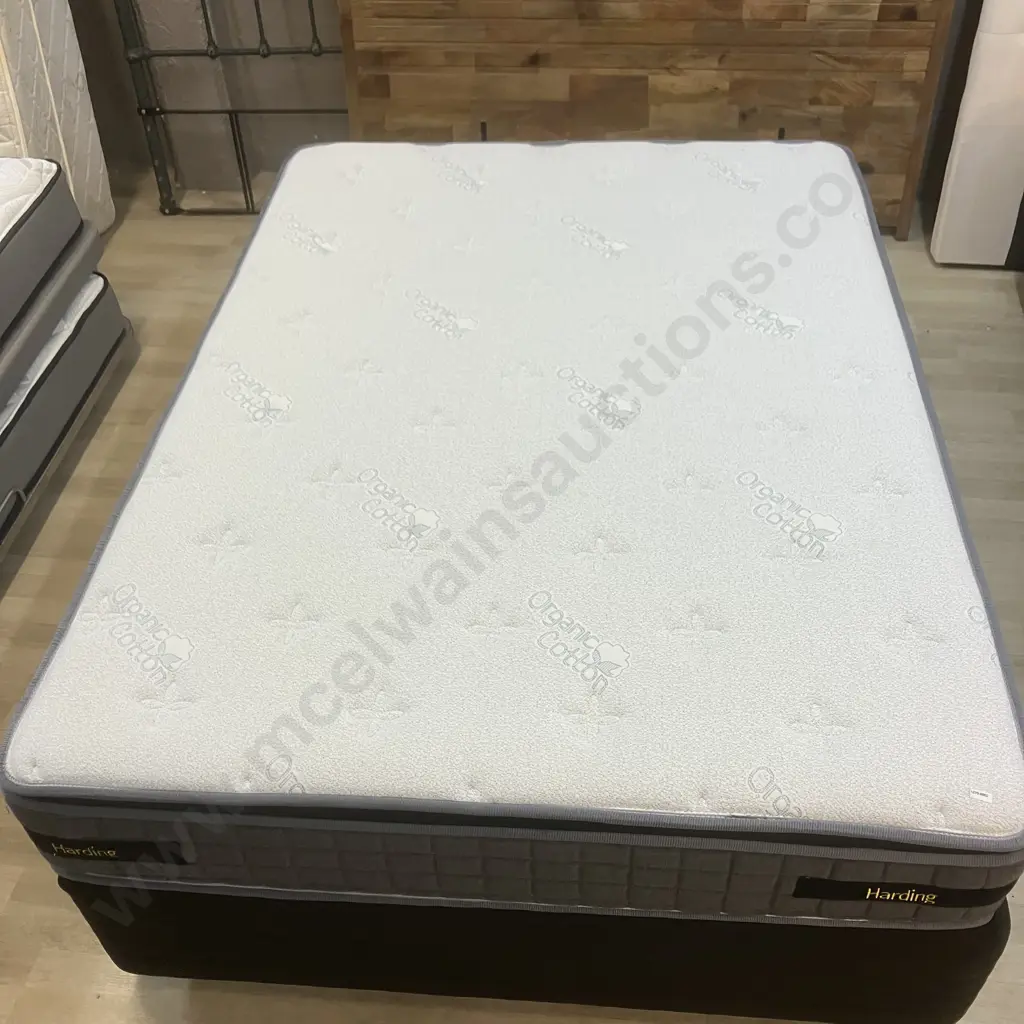 Harding Organic Cotton Double Size Mattress & Base Image 1++