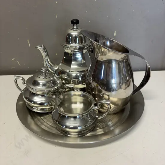 Assorted Pewter Items including Sheffield and Selangor