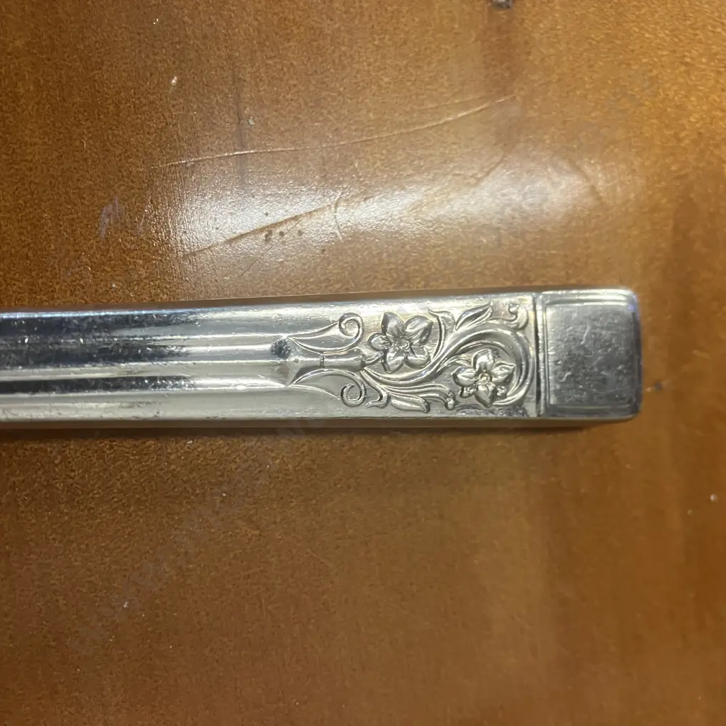 57 Piece Vintage Silver Plated 'Springtime' Pattern Dinner Service - Sheffield, EPNS A1, Rd 879892 Image 1++