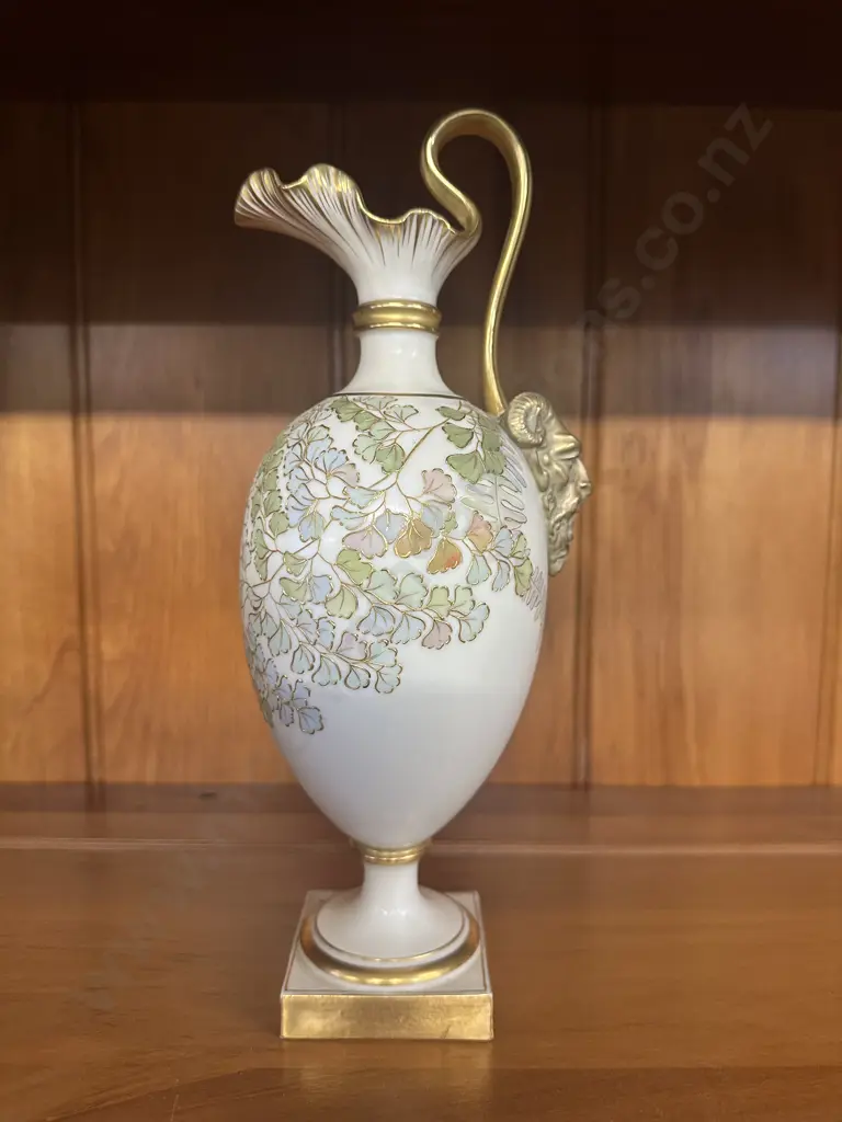 Art Nouveau Royal Worcester Ewer H27cm. Image 1++