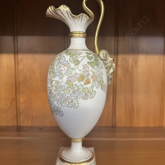 Art Nouveau Royal Worcester Ewer H27cm.