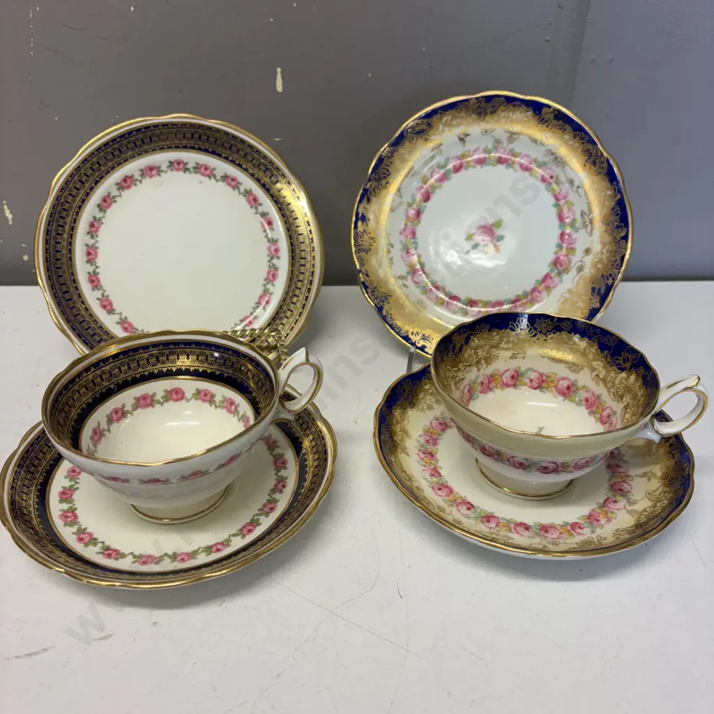 Antique Hammersley trios x 2 Image 1++