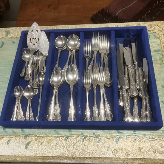 62 Piece Vintage Silver Plated Rodd 'Camille' Pattern Cutlery