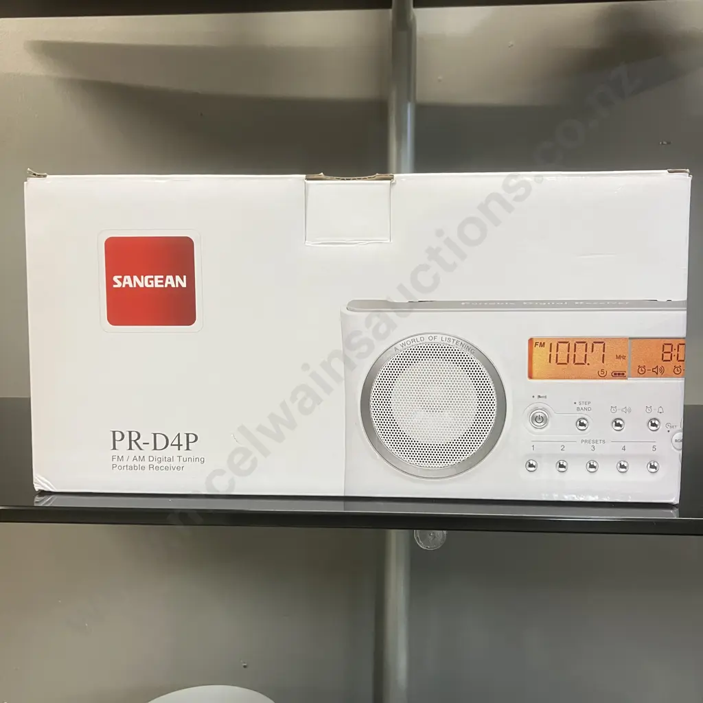Sangean PR-D4P FM/AM Digital Tuning Portable Radio Image 1++